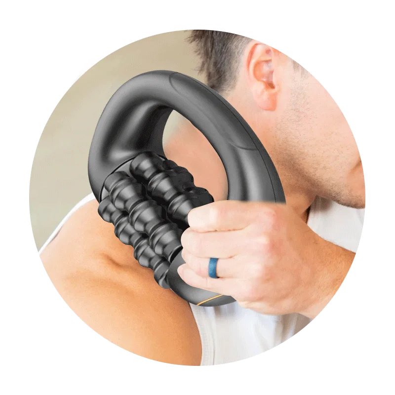 Massage Gun Deep Tissue - 3 Speed Powerful Percussion Muscle Massager, Handheld Vibrating for Full Body Relief  Head Shoulder