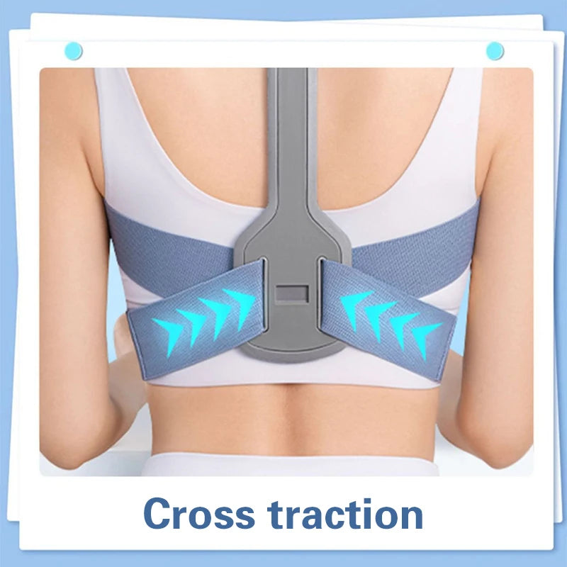 Posture Corrector Upper Posture Brace For Support Providing Shoulder-Neck-Back Relief Pain Adjustable