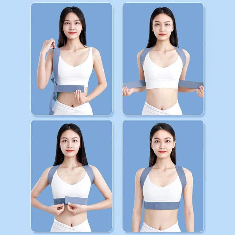 Posture Corrector Upper Posture Brace For Support Providing Shoulder-Neck-Back Relief Pain Adjustable