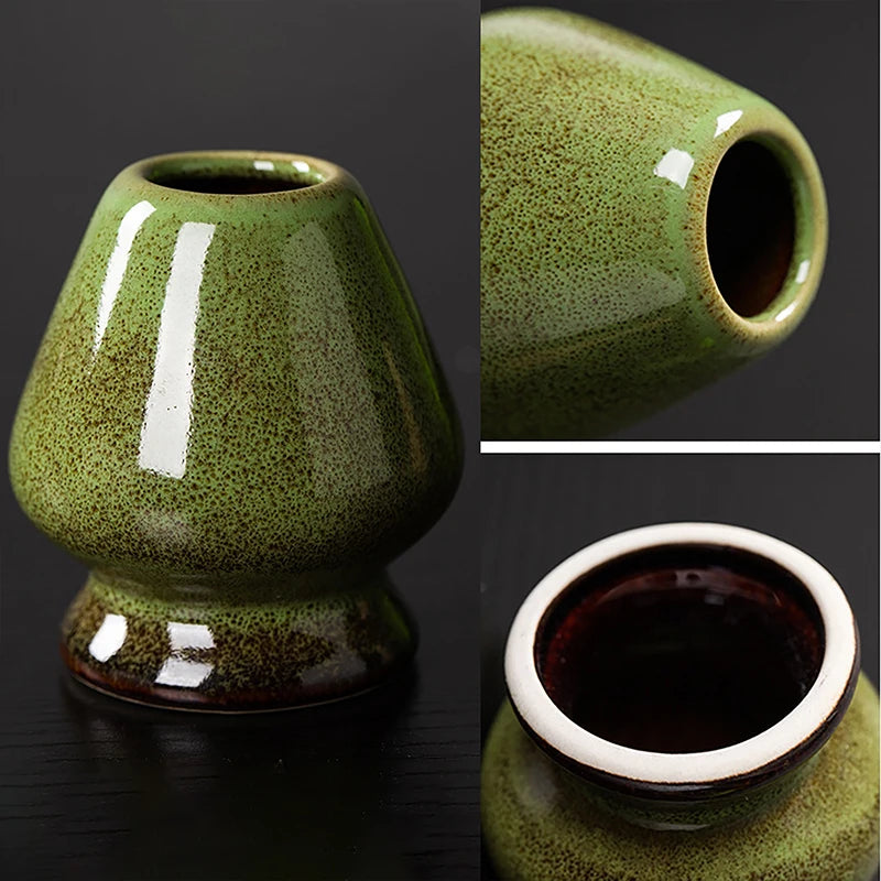 4/6/7PCS Japanese Matcha Blender Set with Bamboo Whisk Matcha Brush Teaspoon Kiln for Beverage Shop DIY Tea-Making Tools