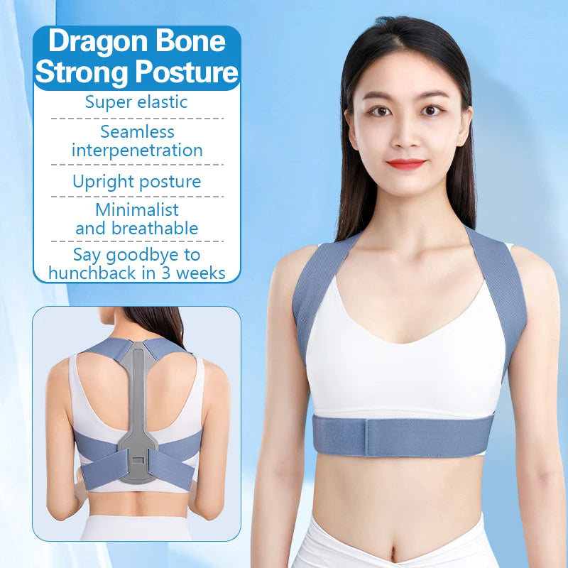 Posture Corrector Upper Posture Brace For Support Providing Shoulder-Neck-Back Relief Pain Adjustable